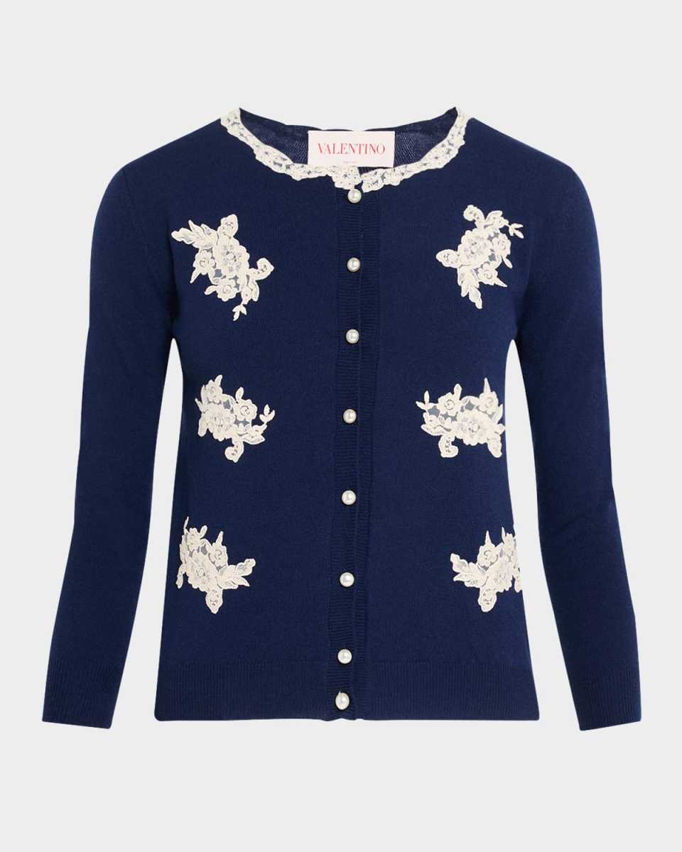 Lace Wool Cardigan